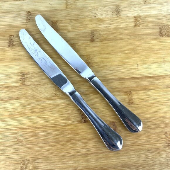 Pottery Barn Fortessa 18/10 Stainless Steel Dinner Knives Korea Set Of 2 - Picture 2 of 4
